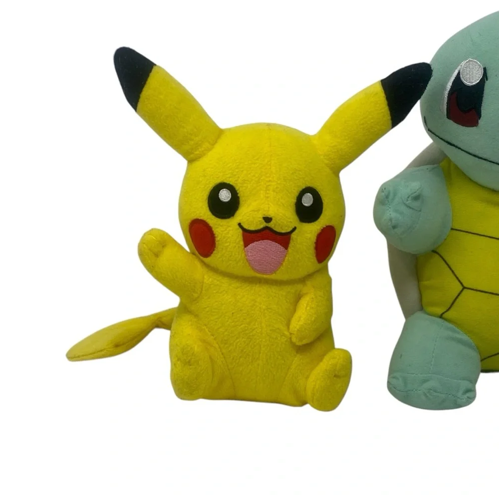 Pokemon Pikachu & Squirtle‎ Plushies